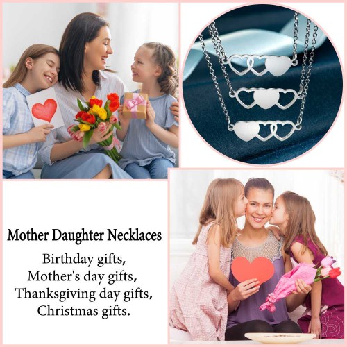 MANVEN Mothers Day Gifts Mother Daughter Necklace Jewelry, Mothers Day Gifts  for Daughters Mom Gifts from